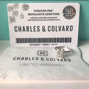 2.8 Carat Radiant C&C Forever One Moissanite